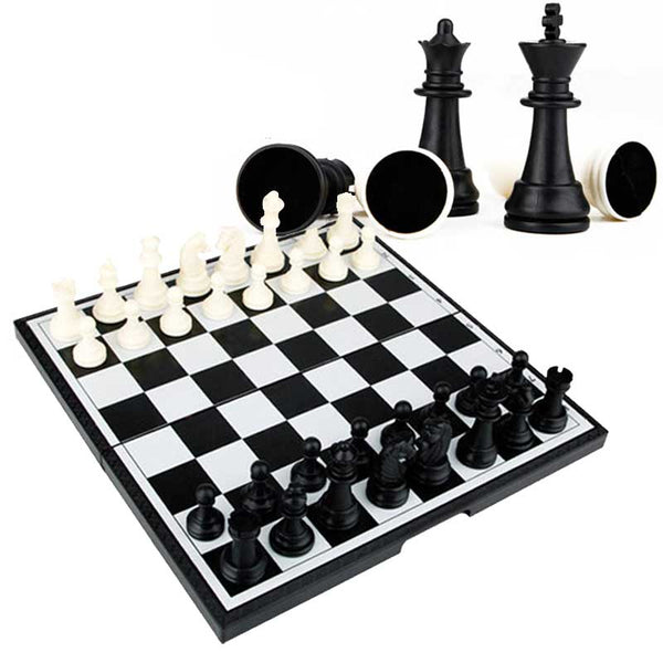 Mini Wooden Magnetic Chess Set