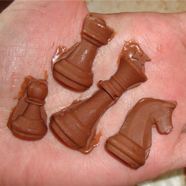 Cavity Chess Shaped Chocolate Sugar Bakeware Tools