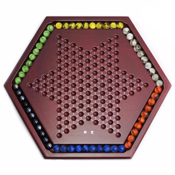 Chinese Checkers Fine Wooden Chessboard