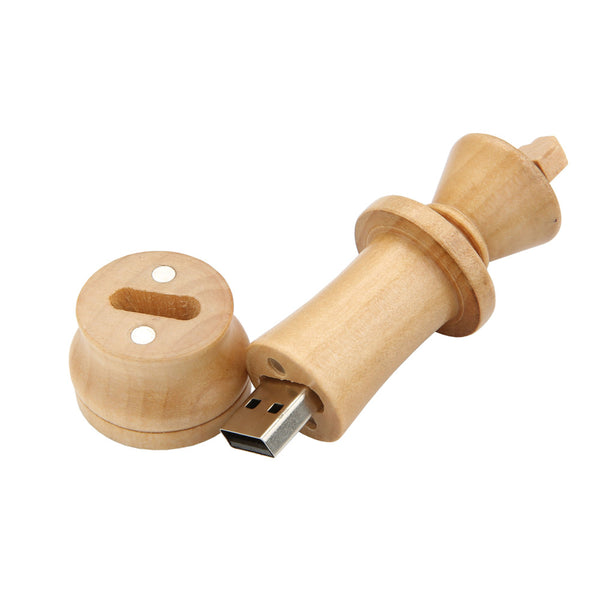 Wood Chess USB 2.0 Flash Drive