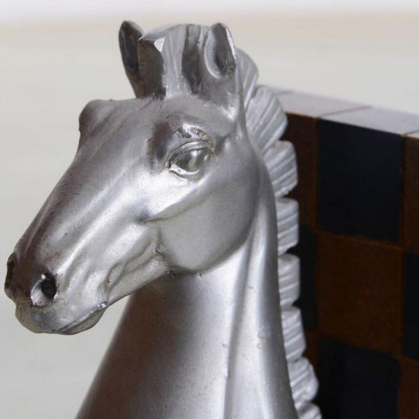 Vintage Style Decorative Chess Design Bookshelf